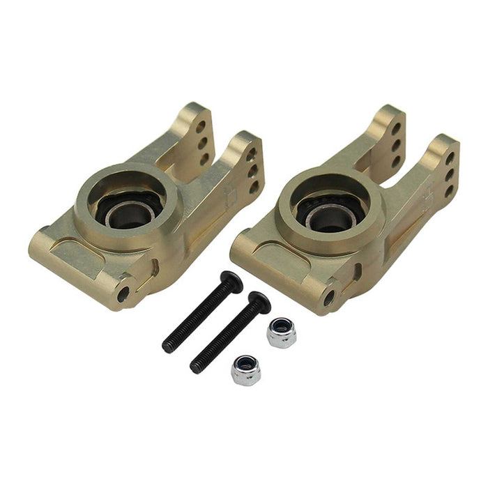 HRALSLN22MH Rear Aluminum Heavy Duty Hub Set, 1/6 Losi Super Lasernut
