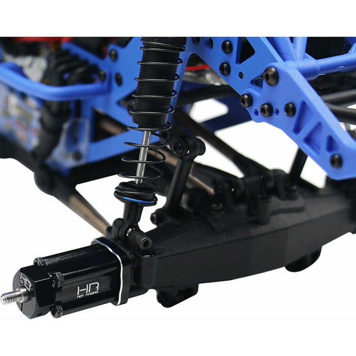 HRAMMJ22M01 6061 Rear Axle Mount Set 0 deg: Mini LMT