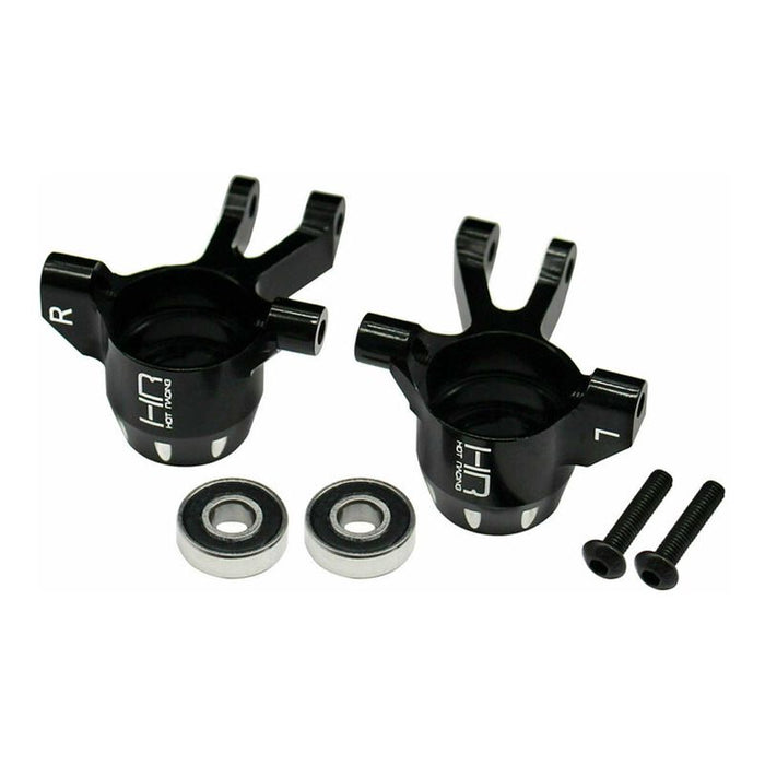HRAMMX21M01 Hot Racing Aluminum Steering Block Set w/ Heavy Duty Bearings, 1/10 Traxxas Mini Maxx