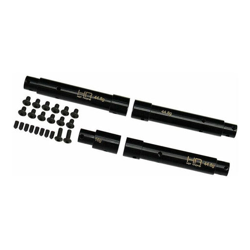 HRASCXP12AW Brass Axle Tube Set: SCX PRO