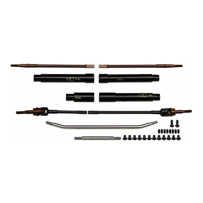 HRASCXP12HW01 20mm Wide Brass Axle Tube Set: PRO