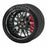 HRASW49TY01 Hot Racing Aluminum 10-Y BBS Steering Wheel, FlySky NB4 Transmitter, Black
