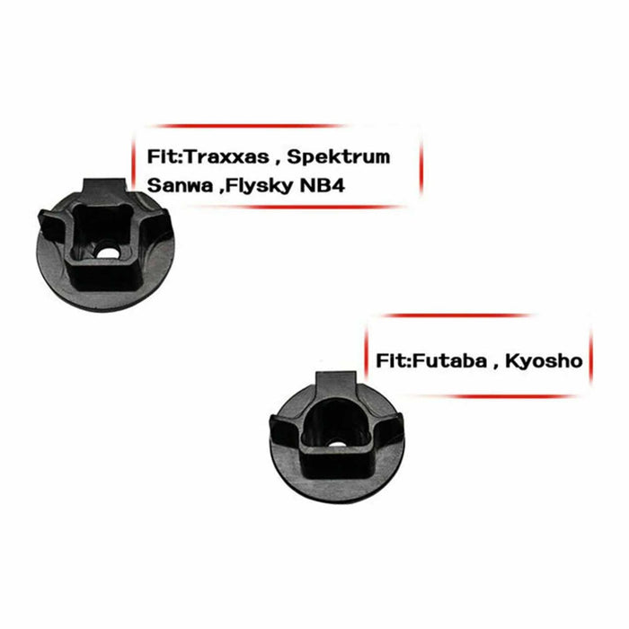 HRASW49TY01 Hot Racing Aluminum 10-Y BBS Steering Wheel, FlySky NB4 Transmitter, Black