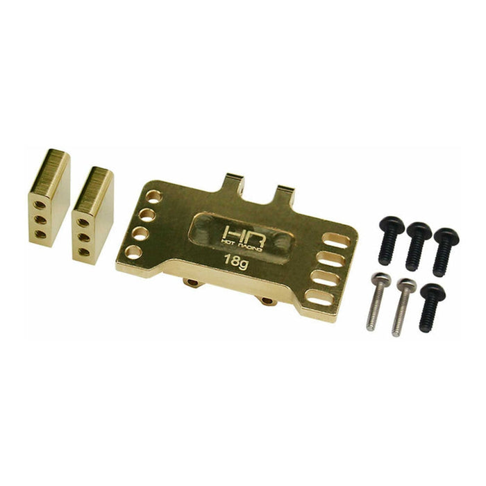 HRASXTF24HMH Brass Servo Mount (Reefs, Emax & Savox), 1/24 Axial SCX24 & AX24