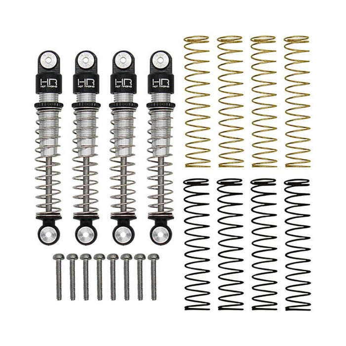 HRASXTF428LT Aluminum Threaded Long Travel Shocks Set (4): SCX24