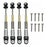 HRASXTF525T04 4-Section Telescoping Friction Shocks, 1/24 Axial SCX24 Vehicles (4)