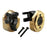 HRASXTT21XH Hot Racing Aluminum & Brass Steering Knuckle Set, 1/10 Axial SCX10 III