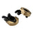 HRASXTT21XH Hot Racing Aluminum & Brass Steering Knuckle Set, 1/10 Axial SCX10 III
