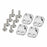 HRASXTY28X08 Hot Racing Aluminum Upper Shock Mount Lift Kit, 1/30 Axial SCX30