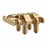 HRASXTY38LH Hot Racing Brass Center Gear Box Mount, 1/30 Axial SCX30
