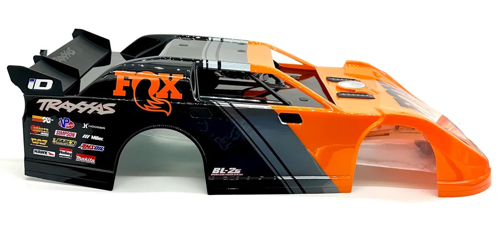 TRA10423-FOX Traxxas Body, Slash® Late Model, Fox Edition (painted)