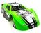 TRA10423-GRN Traxxas Body, Slash Late Model, green (painted, decals applied)