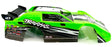 TRA10423-GRN Traxxas Body, Slash Late Model, green (painted, decals applied)