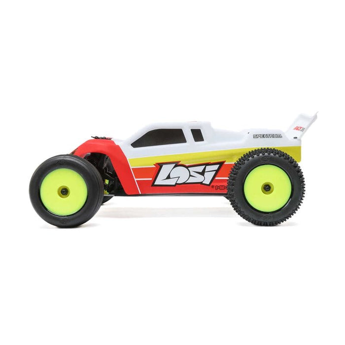LOS-1056T1	 1/18 Mini-T 2.0 V2 2WD Stadium Truck Brushless RTR, Red (FOR Extra battery ORDER #SPMX812SH2)