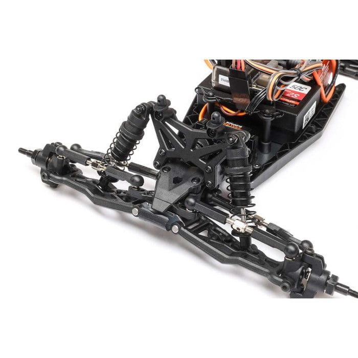 LOS-1056T1	 1/18 Mini-T 2.0 V2 2WD Stadium Truck Brushless RTR, Red (FOR Extra battery ORDER #SPMX812SH2)