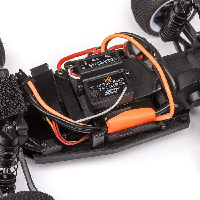 LOS-1392T1 1/28 Micro-T 2S 2WD RTR Stadium Truck (Battery & Charger Included), White