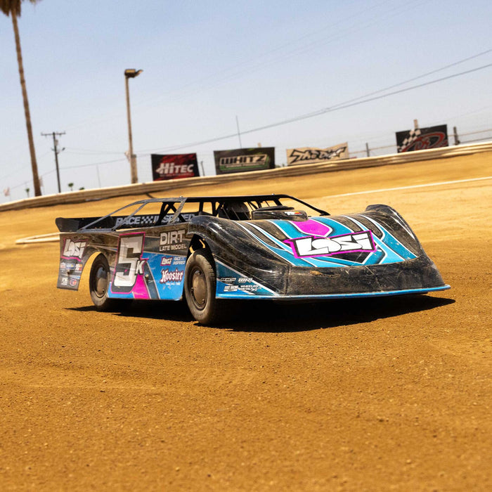 LOS-2167T1 Losi 1/10 22S Dirt Late Model 2WD RTR - Blue