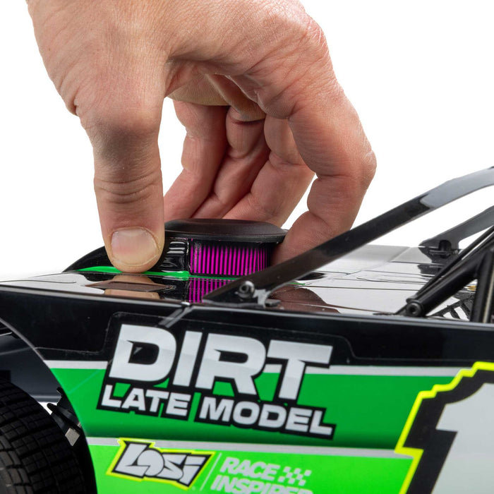 LOS-2167T2 Losi 1/10 22S Dirt Late Model 2WD RTR - Green