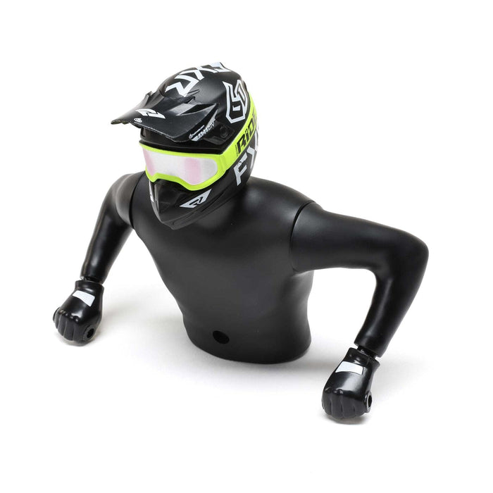 LOS-2284 Rider Figure Upper, FXR, Yellow: Promoto-SM