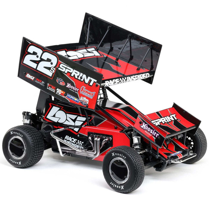 LOS-2359 1/10 22S Sprint 2WD Brushless RTR (Battery & Charger Included), Red **FOR EXTRA BATTERY ORDER #SPMX-1087