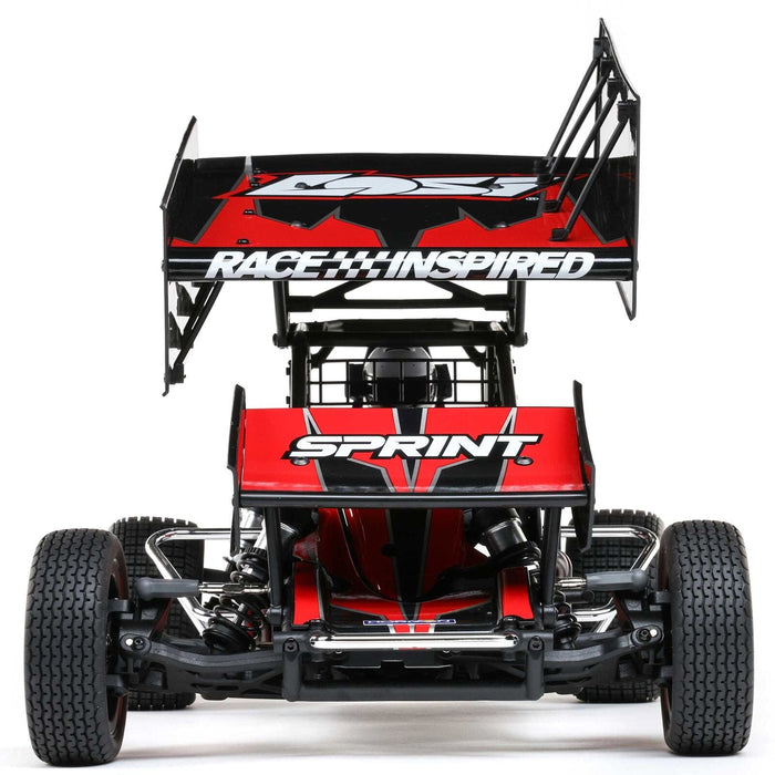 LOS-2359 1/10 22S Sprint 2WD Brushless RTR (Battery & Charger Included), Red **FOR EXTRA BATTERY ORDER #SPMX-1087
