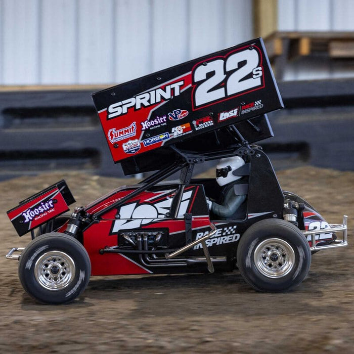 LOS-2359 1/10 22S Sprint 2WD Brushless RTR (Battery & Charger Included), Red **FOR EXTRA BATTERY ORDER #SPMX-1087