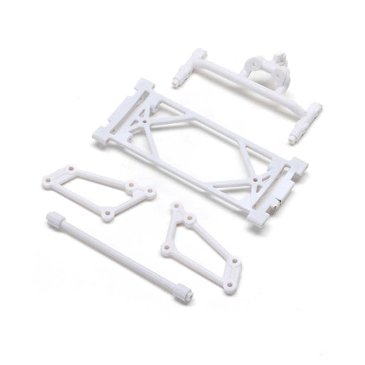 LOS-2404 Front Wing Mount Set, White: 22S Sprint