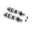 LOS-2412 Shock Set, Front, Assembled (2): 22S Sprint