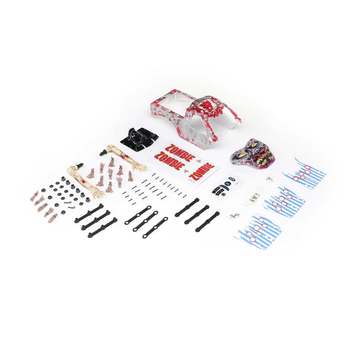 LOS-2815 Body Set, Painted, Zombie: Mini LMT