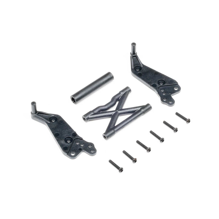 LOS-2822 Wheelie Bar Set, Black: Mini LMT