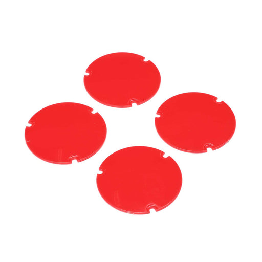 LOS-2890 Wheel Cover Set, Red: 22S Sprint