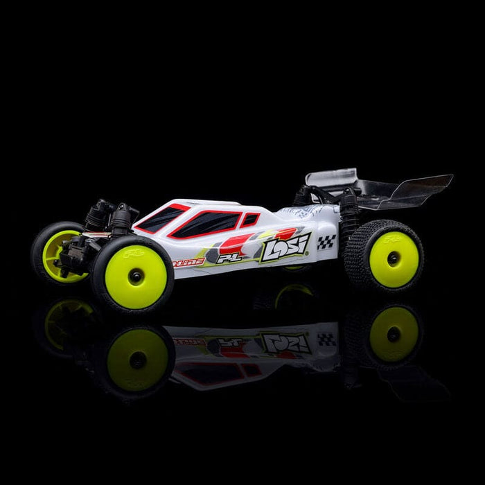 LOS00007T1	 1/24 Micro-B 2WD Buggy RTR, White(FOR A EXTRA BATTERY PLEASE ORDER SPMX-1090)