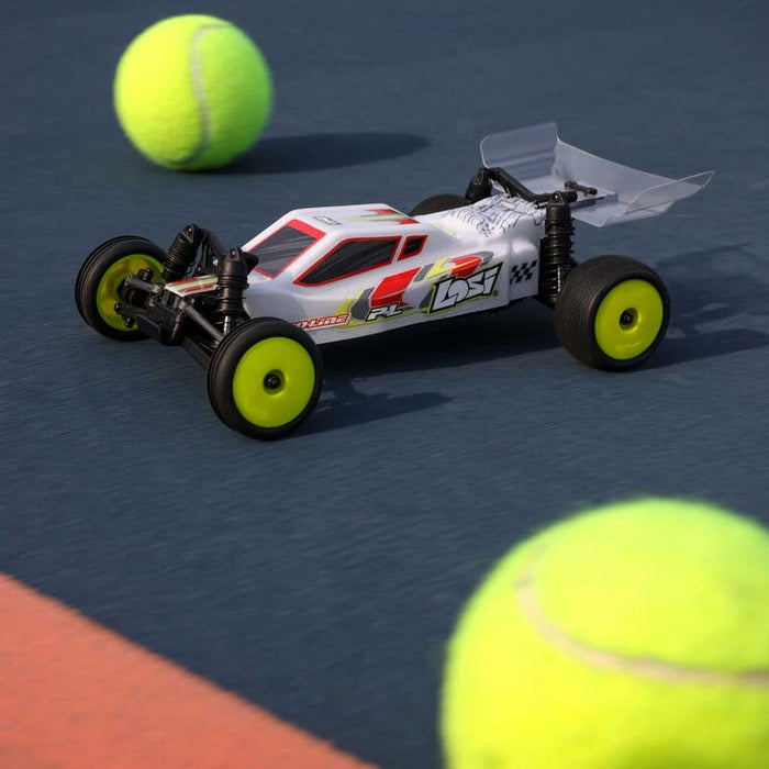 LOS00007T1	 1/24 Micro-B 2WD Buggy RTR, White(FOR A EXTRA BATTERY PLEASE ORDER SPMX-1090)