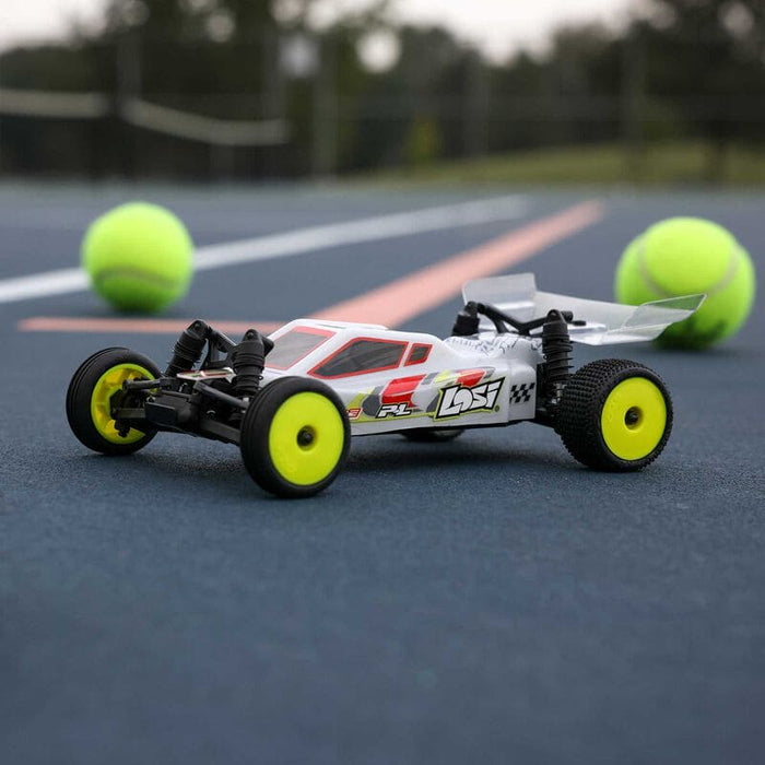 LOS00007T1	 1/24 Micro-B 2WD Buggy RTR, White(FOR A EXTRA BATTERY PLEASE ORDER SPMX-1090)
