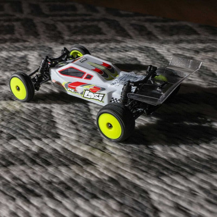 LOS00007T1	 1/24 Micro-B 2WD Buggy RTR, White(FOR A EXTRA BATTERY PLEASE ORDER SPMX-1090)