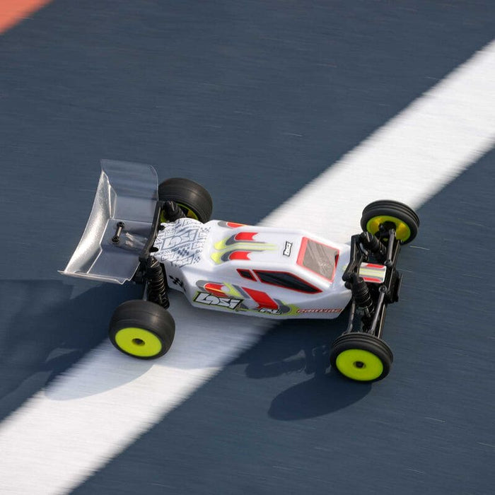 LOS00007T1	 1/24 Micro-B 2WD Buggy RTR, White(FOR A EXTRA BATTERY PLEASE ORDER SPMX-1090)