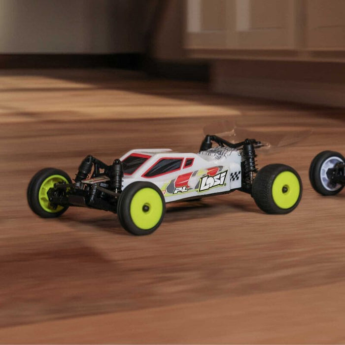 LOS00007T1	 1/24 Micro-B 2WD Buggy RTR, White(FOR A EXTRA BATTERY PLEASE ORDER SPMX-1090)