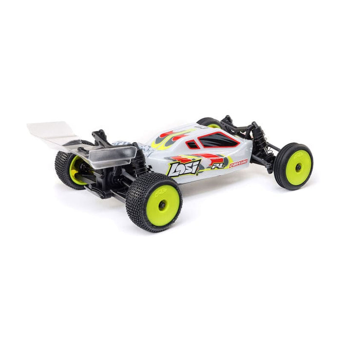 LOS00007T1	 1/24 Micro-B 2WD Buggy RTR, White(FOR A EXTRA BATTERY PLEASE ORDER SPMX-1090)