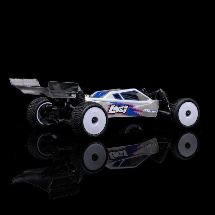 LOS00007T2 1/24 Micro-B 2WD Buggy RTR, Silver(FOR A EXTRA BATTERY PLEASE ORDER SPMX-1090)