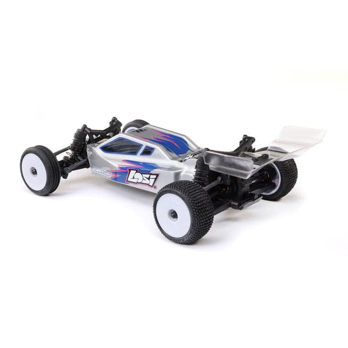 LOS00007T2 1/24 Micro-B 2WD Buggy RTR, Silver(FOR A EXTRA BATTERY PLEASE ORDER SPMX-1090)