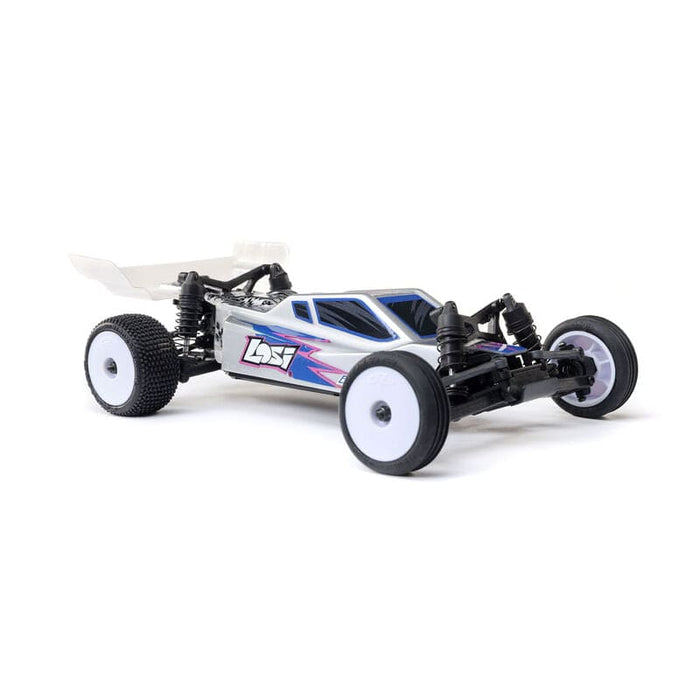 LOS00007T2 1/24 Micro-B 2WD Buggy RTR, Silver(FOR A EXTRA BATTERY PLEASE ORDER SPMX-1090)
