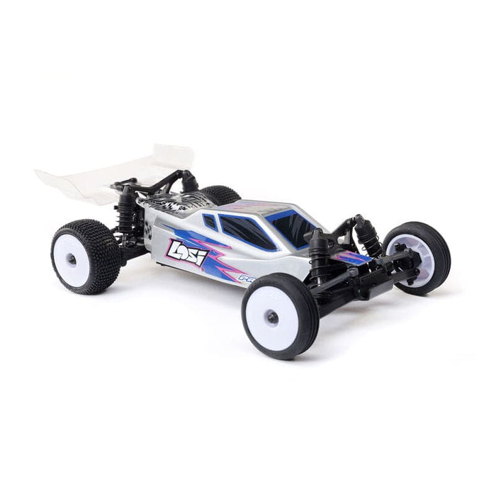 LOS00007T2 1/24 Micro-B 2WD Buggy RTR, Silver(FOR A EXTRA BATTERY PLEASE ORDER SPMX-1090)