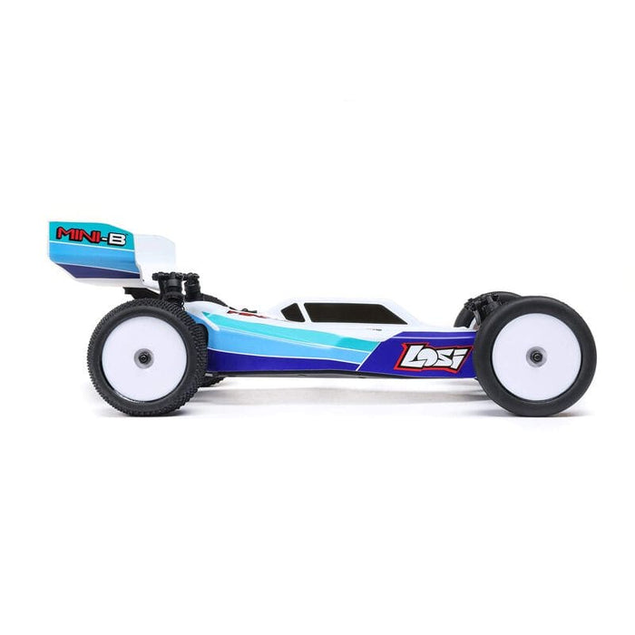 LOS01024T2 1/16 Mini-B 2WD Buggy Brushless RTR, Blue (FOR Extra battery ORDER #SPMX812SH2)