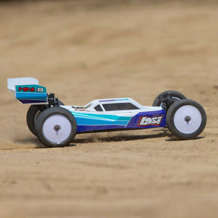 LOS01024T2 1/16 Mini-B 2WD Buggy Brushless RTR, Blue