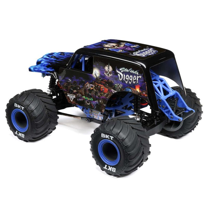 LOS01026T2 1/18 Mini LMT 4X4 Brushed Monster Truck RTR, Son-Uva Digger (FOR Extra battery ORDER #SPMX812SH2)