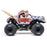 LOS01026T4 1/18 Mini LMT Zombie 2S 4X4 RTR Brushed Monster Truck (Battery & Charger Included), Red