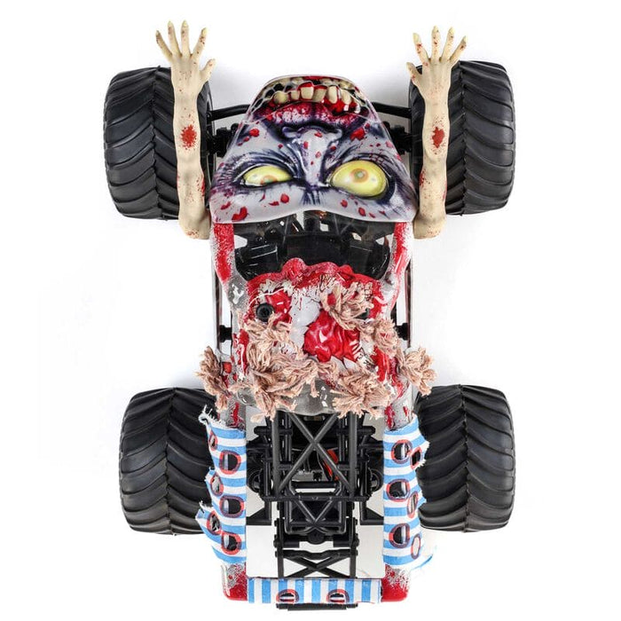 LOS01026T4 1/18 Mini LMT Zombie 2S 4X4 RTR Brushed Monster Truck (Battery & Charger Included), Red