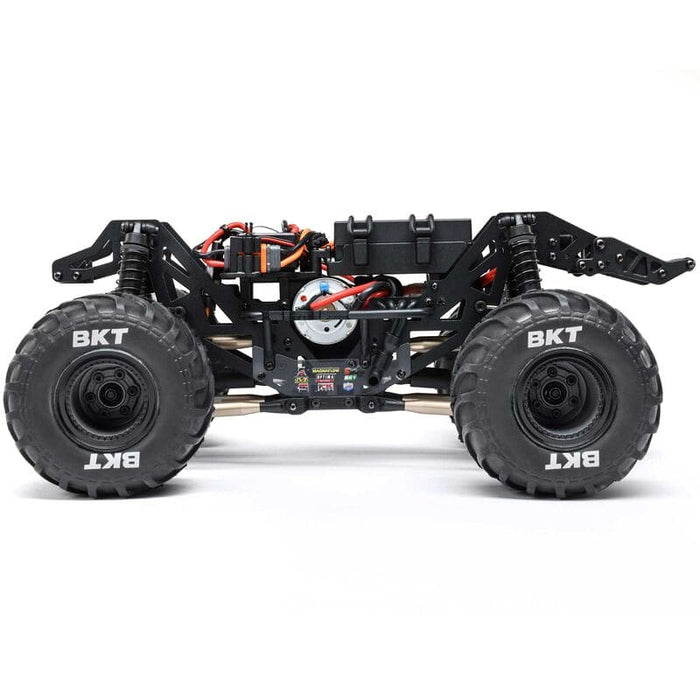 LOS01026T4 1/18 Mini LMT Zombie 2S 4X4 RTR Brushed Monster Truck (Battery & Charger Included), Red