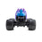 LOS01026T5 Losi 1/18 Mini LMT Sparkle Smash Brushed Monster Truck 4X4 RTR (FOR Extra battery ORDER #SPMX812SH2)