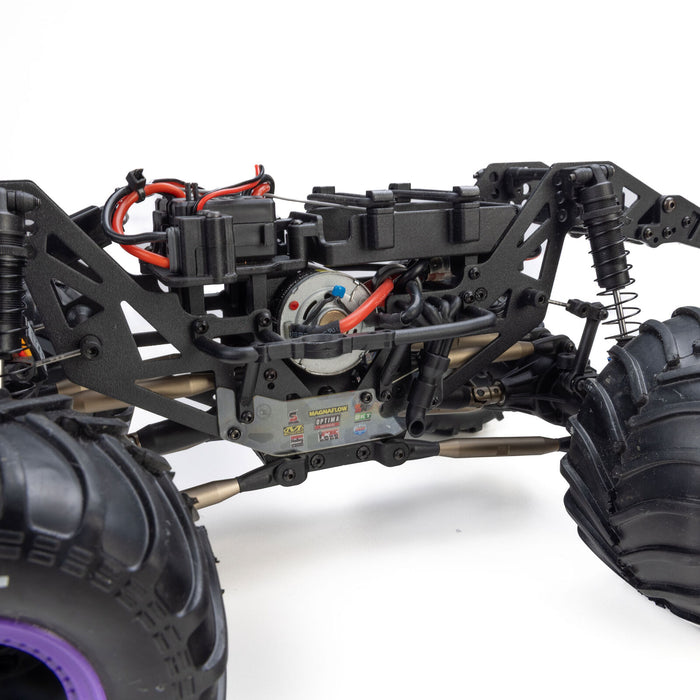LOS01026T5 Losi 1/18 Mini LMT Sparkle Smash Brushed Monster Truck 4X4 RTR (FOR Extra battery ORDER #SPMX812SH2)